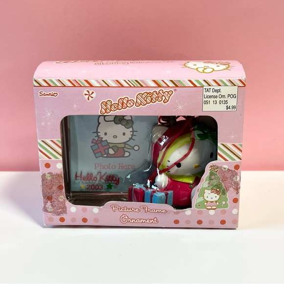 Vintage Y2K 2000s sanrio hello kitty 2003 picture frame ornament - Picture 4 of 5